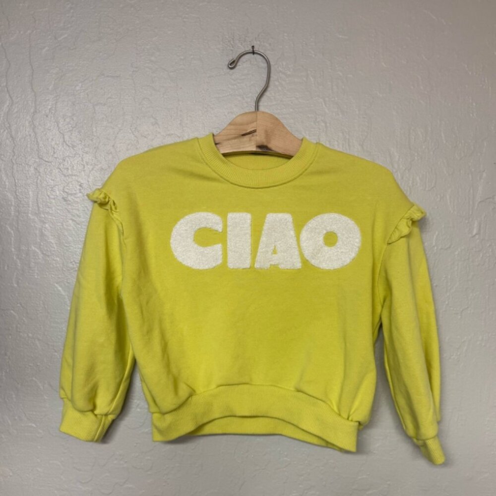 $14 ADD ON grayson mini sweatshirt 4Y Zara Mini Boden Janie and Jack Baby Gap